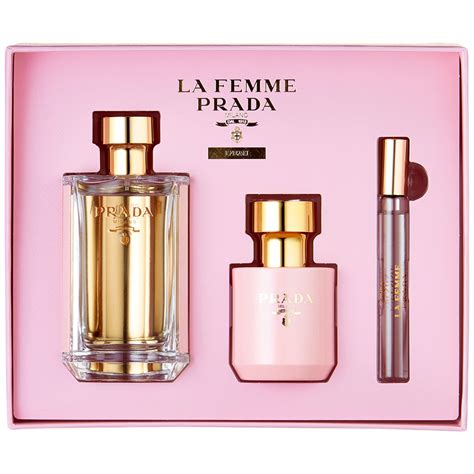 prada la femme 50ml eau de parfum fragrance gift set|la femme Prada perfume price.